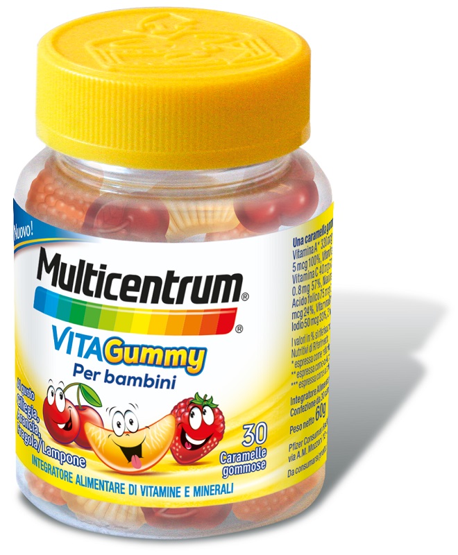 MULTICENTRUM VITAGUMMY 30 CARAMELLE GOMMOSE - Farmacia Del Monaco