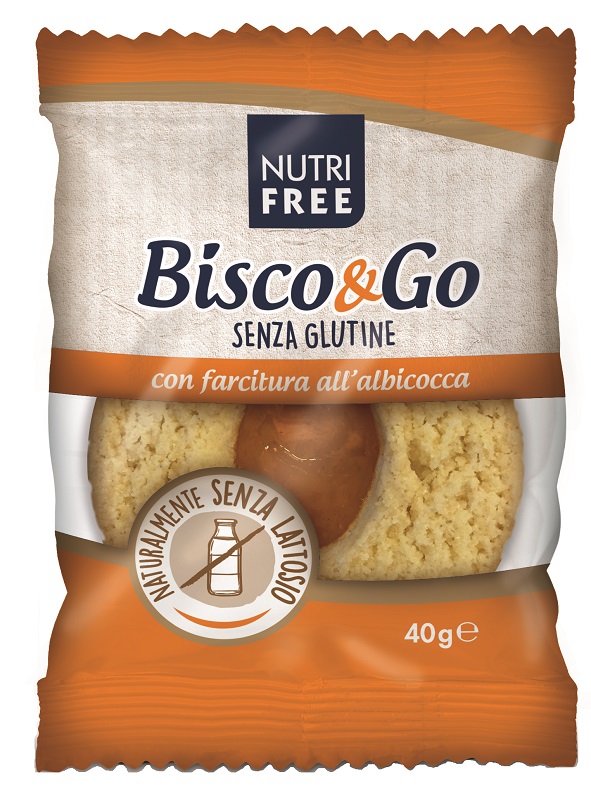 NUTRIFREE BISCO&GO CON FARCITURA ALL'ALBICOCCA 40 G - Farmacia Del Monaco
