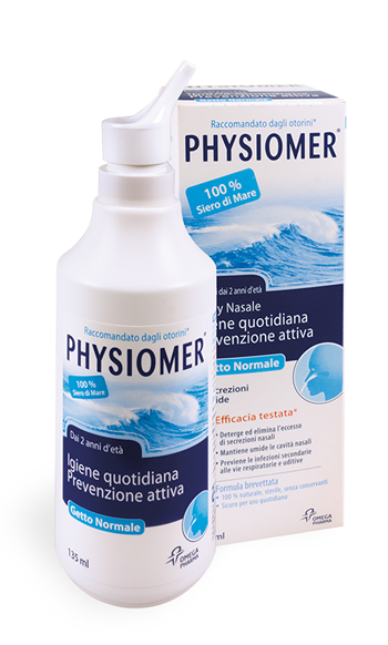 SPRAY NASALE PHYSIOMER GETTO NORMALE 135 ML - Farmacia Del Monaco