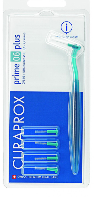 CURAPROX CPS PRIME CPS 06 CON 5 SCOVOLINI + SUPPORTO - Farmacia Del Monaco