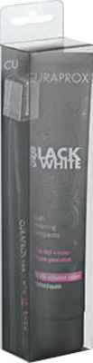 CURAPROX BLACK IS WHITE DENTIFRICI SBIANCANTI 1 DENTIFRICIO DA 90ML + 1 SPAZZOLINO - Farmacia Del Monaco