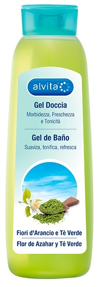 ALVITA GEL DOCCIA FIORI ARANCIO/TE' VERDE 300 ML - Farmacia Del Monaco