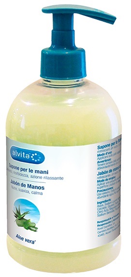 ALVITA SAPONE MANI ALOE VERA 500 ML - Farmacia Del Monaco