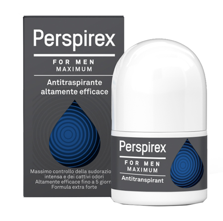 PERSPIREX FOR MEN MAXIMUM ANTITRASPIRANTE ROLL ON 20 ML - Farmacia Del Monaco