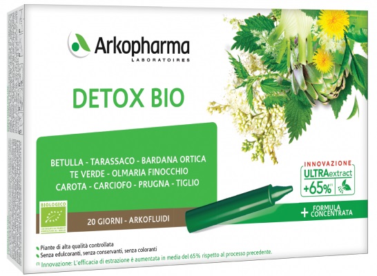 ARKOFLUIDI DETOX BIO 20 FIALE - Farmacia Del Monaco