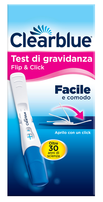 TEST DI GRAVIDANZA CLEARBLUE FLIP & CLICK 1 PEZZO - Farmacia Del Monaco
