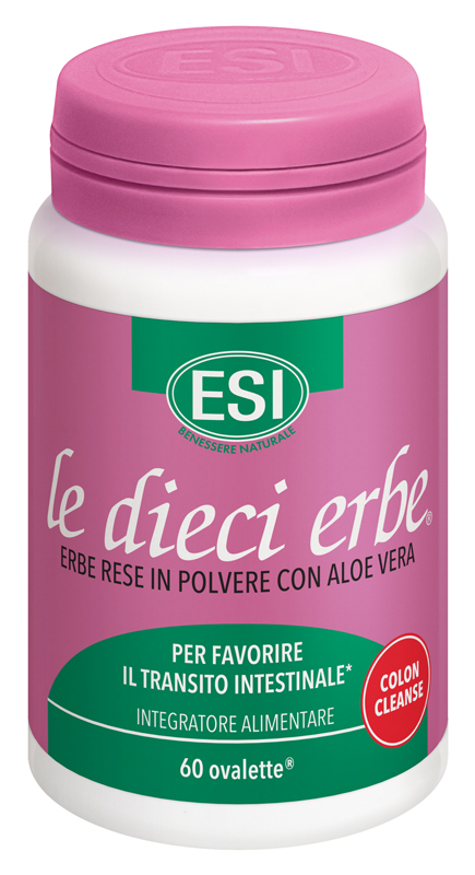 ESI LE DIECI ERBE COLON CLEANSE 60 OVALETTE - Farmacia Del Monaco