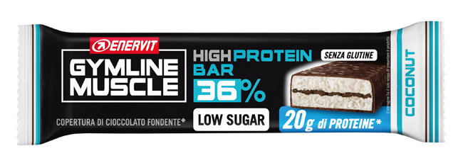 GYMLINE 20G PROTEINBAR LS COCONUT 55 G - Farmacia Del Monaco