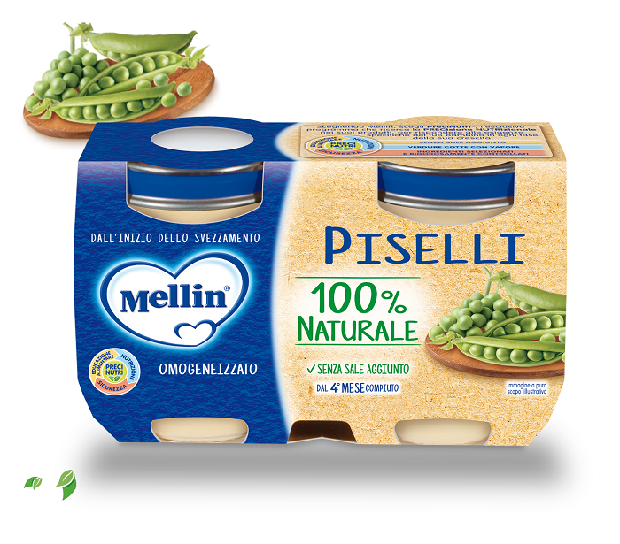 OMOGENEIZZATO PISELLI 2 X 125 G - Farmacia Del Monaco