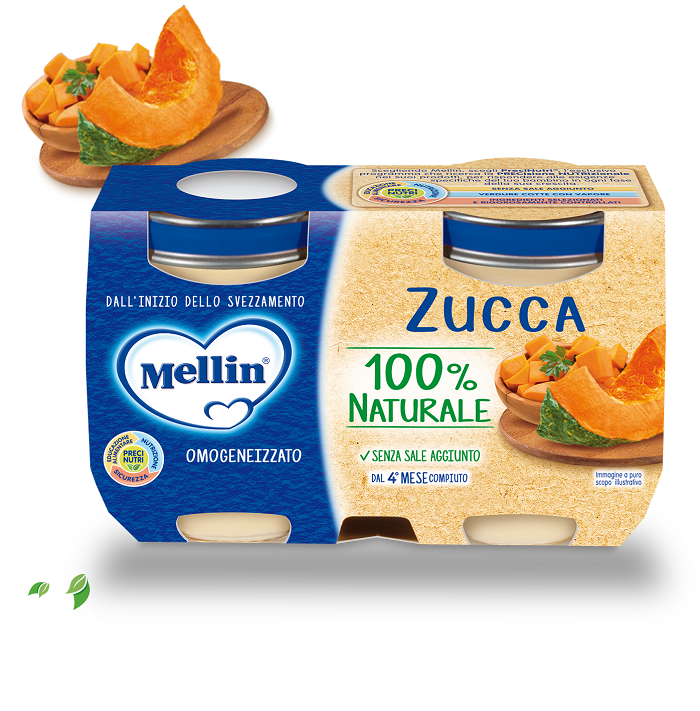 OMOGENEIZZATO ZUCCA 2 X 125 G - Farmacia Del Monaco