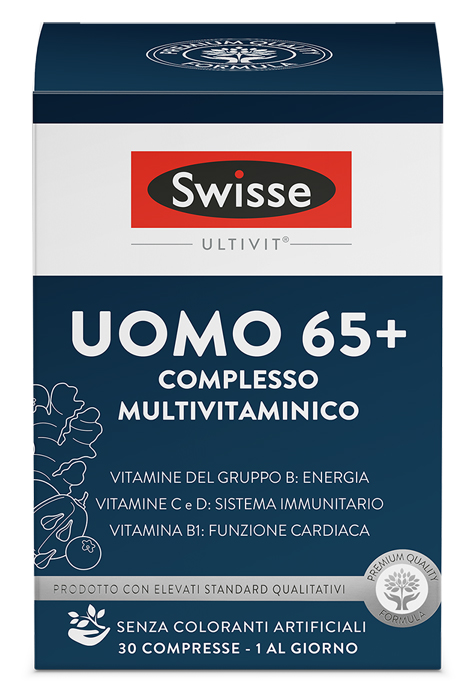 SWISSE UOMO 65+ COMPLESSO MULTIVITAMINICO 30 COMPRESSE - Farmacia Del Monaco