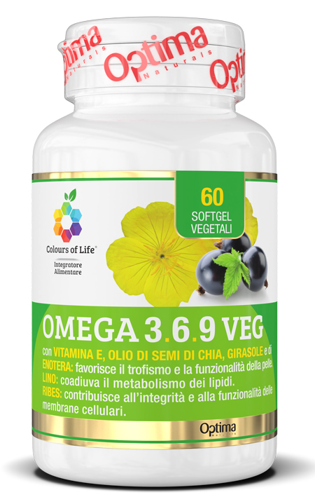 COLOURS OF LIFE OMEGA 3-6-9 VEG 60 SOFT GEL - Farmacia Del Monaco