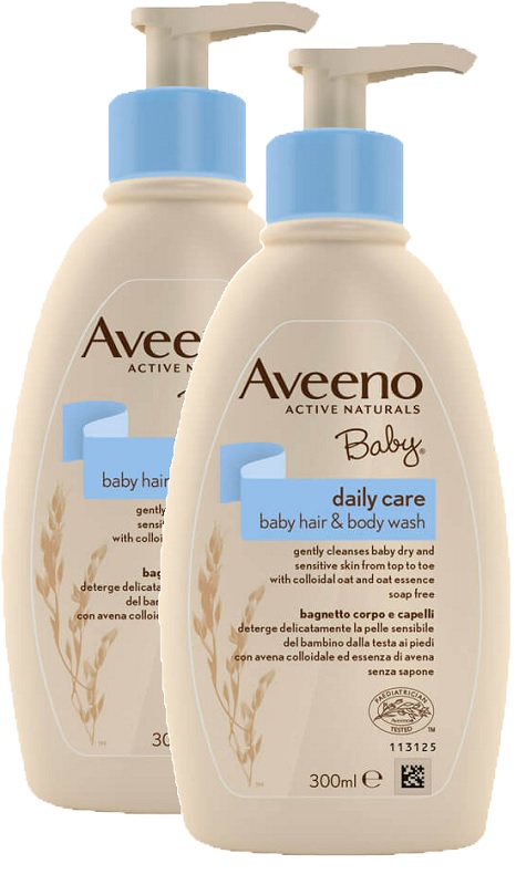 AVEENO BABY BAGNETTO TESTA PIEDI 300 ML BUNDLE - Farmacia Del Monaco