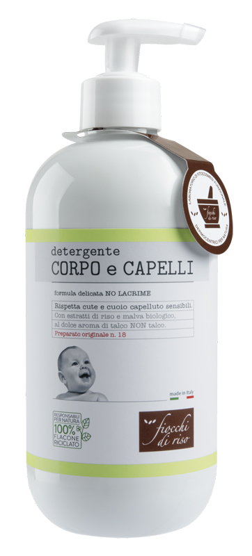 FIOCCHI DI RISO DETERGENTE CORPO/CAPELLI TALCO 400 ML - Farmacia Del Monaco