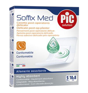 CEROTTO IN TNT ADESIVO CON COMPRESSA ASSORBENTE PIC SOFFIX MED 15X10 CM - Farmacia Del Monaco