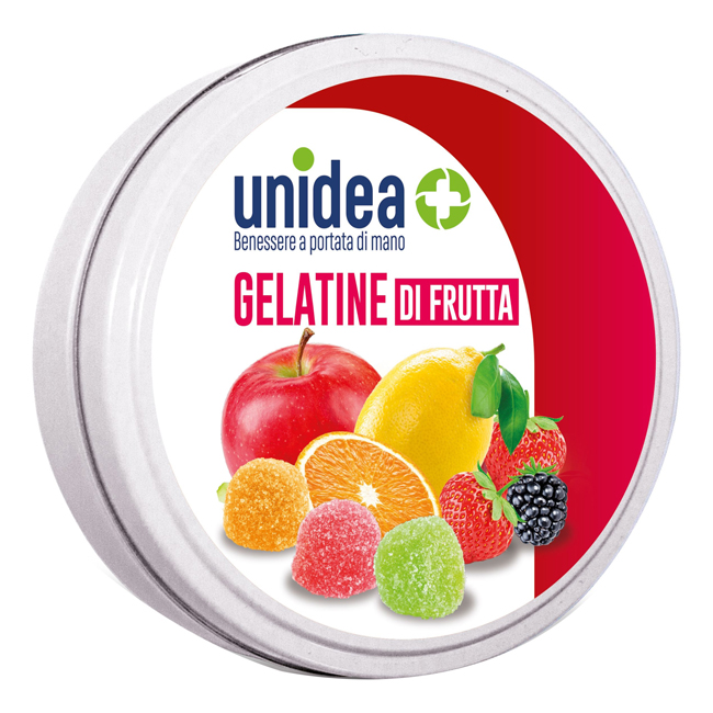 UNIDEA CARAMELLE GELATINE FRUTTA 40 G - Farmacia Del Monaco