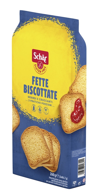 SCHAR FETTE BISCOTTATE 3 PORZIONI DA 86,7 G - Farmacia Del Monaco