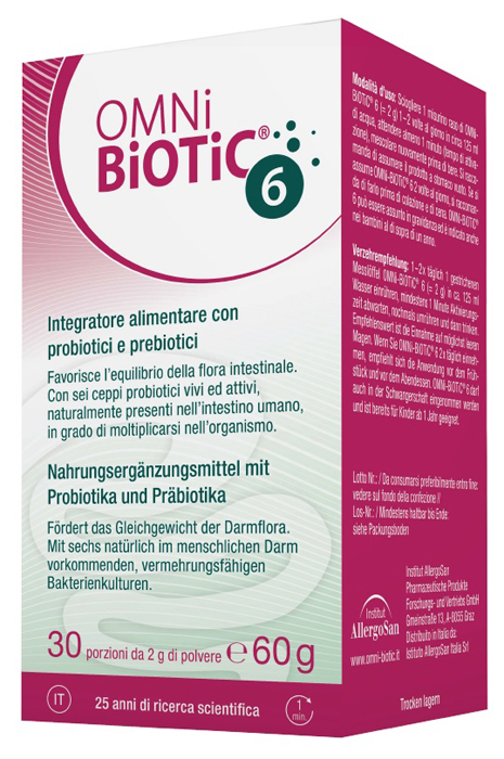 OMNI BIOTIC 6 BARATTOLO 60 G - Farmacia Del Monaco