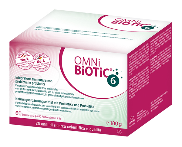 OMNI BIOTIC 6 POLVERE 60 BUSTINE DA 3 G - Farmacia Del Monaco