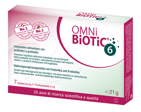 OMNI BIOTIC 6 POLVERE 7 BUSTINE DA 3 G - Farmacia Del Monaco