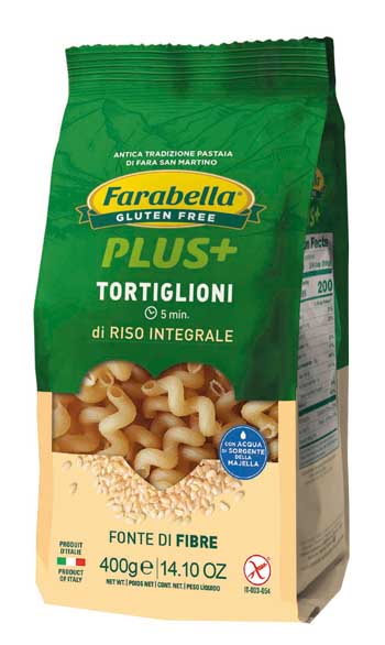 FARABELLA TORTIGLIONI RISO INTEGRALE 400 G - Farmacia Del Monaco