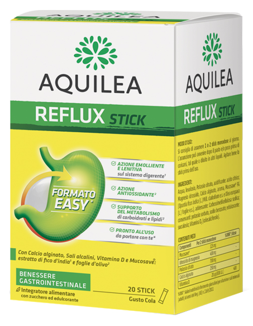 AQUILEA REFLUX 20 STICK MONODOSE - Farmacia Del Monaco
