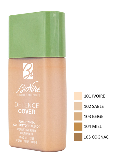 DEFENCE COVER FONDOTINTA CORRETTORE FLUIDO 103 40 ML - Farmacia Del Monaco