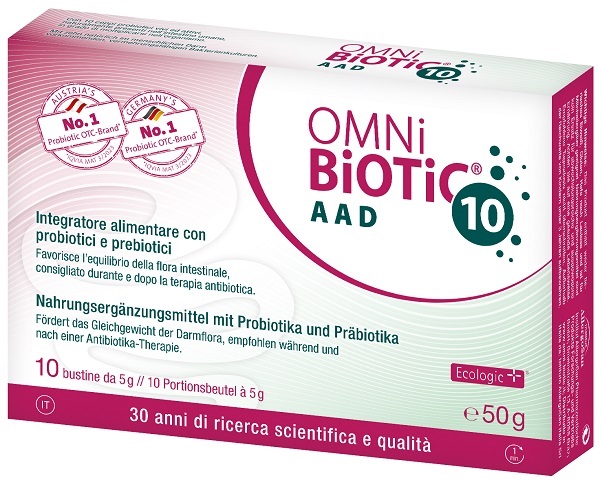 OMNI BIOTIC 10 AAD 10 BUSTINE DA 5 G - Farmacia Del Monaco