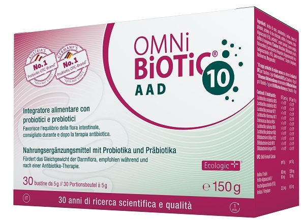 OMNI BIOTIC 10 AAD 30 BUSTINE DA 5 G - Farmacia Del Monaco