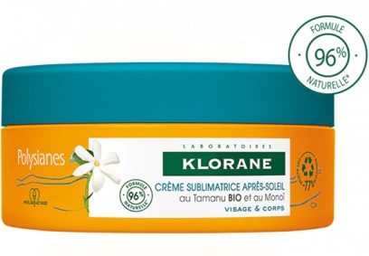KLORANE CREMA SUBLIMATRICE DOPOSOLE VISO E CORPO TAMANU E MONOI 200 ML - Farmacia Del Monaco
