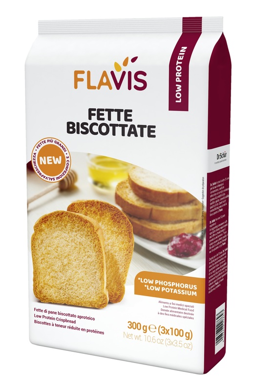 FLAVIS FETTE BISCOTTATE APROTEICHE 300 G - Farmacia Del Monaco