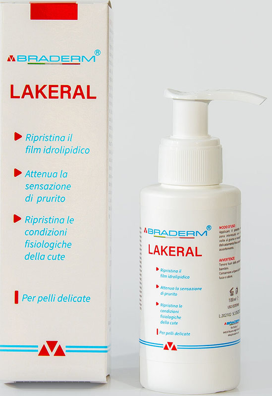 LAKERAL 100 ML BRADERM - Farmacia Del Monaco