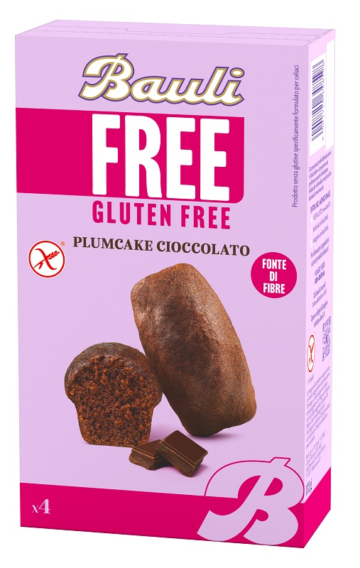BAULI FREE PLUMCAKE CIOCCOLATO 4 PEZZI DA 33 G - Farmacia Del Monaco