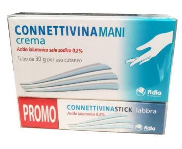 CREMA MANI CONNETTIVINA 30 G + STICK LABBRA CONNETTIVINA 3 G BUNDLEPACK - Farmacia Del Monaco