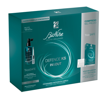 DEFENCE KS BIPACK TRATTAMENTO ANTICADUTA + INTEGRATORE 30 COMPRESSE - Farmacia Del Monaco