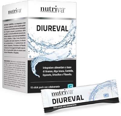 NUTRIVA DIUREVAL 15 STICK PACK DA 10 ML - Farmacia Del Monaco