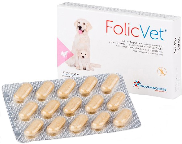 FOLICVET 15 COMPRESSE - Farmacia Del Monaco