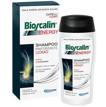 BIOSCALIN ENERGY SHAMPOO 200 ML - Farmacia Del Monaco
