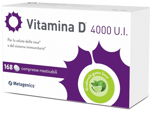 VITAMINA D 4000UI 168 COMPRESSE MASTICABILI - Farmacia Del Monaco