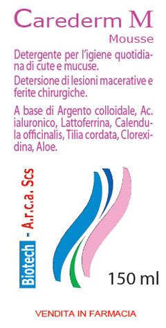 CAREDERM M MOUSSE 150 ML - Farmacia Del Monaco
