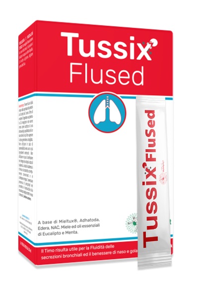 TUSSIX FLUSED 14 STICK PACK 10 ML - Farmacia Del Monaco