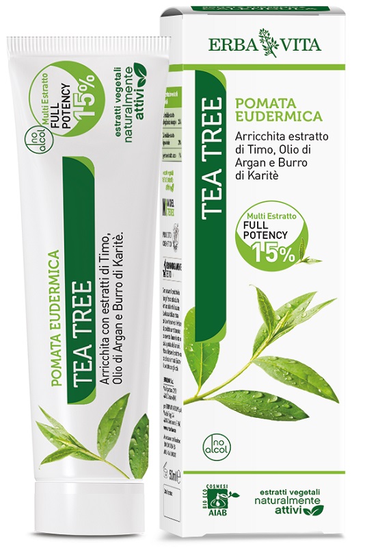 POMATA EUDERMICA TEA TREE 50 ML - Farmacia Del Monaco