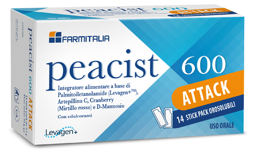 PEACIST 600 ATTACK 14 STICK PACK OROSOLUBILI - Farmacia Del Monaco