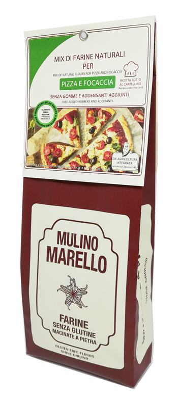 MIX DI FARINE NATURALI PER PIZZA E FOCACCIA 500 G - Farmacia Del Monaco