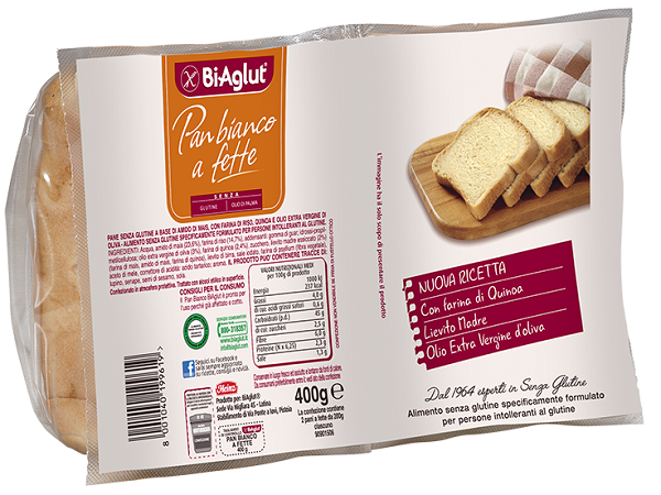 BIAGLUT PANE SOFFICE FETTE 2 X 200 G - Farmacia Del Monaco