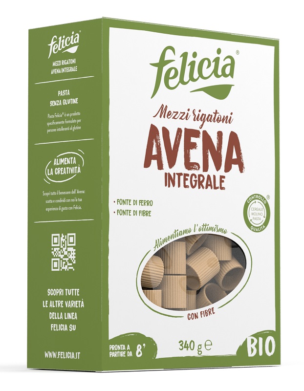 FELICIA MEZZI RIGATONI AVENA 340 G - Farmacia Del Monaco