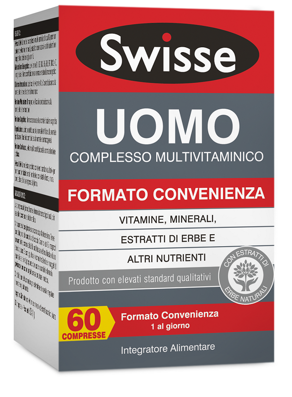 SWISSE UOMO MULTIVITAMINICO 60 COMPRESSE - Farmacia Del Monaco