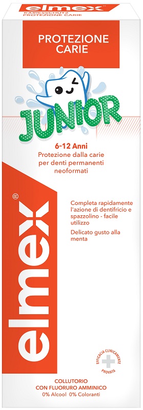 ELMEX COLLUTORIO JUNIOR 400 ML - Farmacia Del Monaco