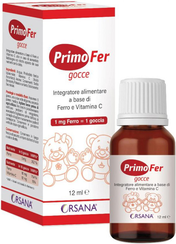 PRIMOFER GOCCE 12 ML - Farmacia Del Monaco