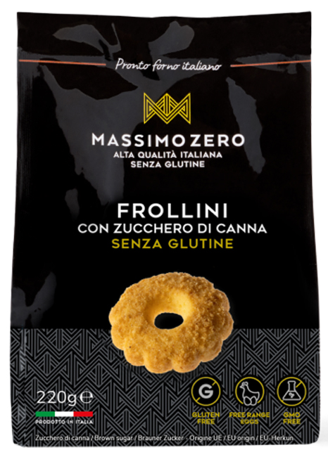 MASSIMO ZERO FROLLINI ZUCCHERO DI CANNA 220 G - Farmacia Del Monaco